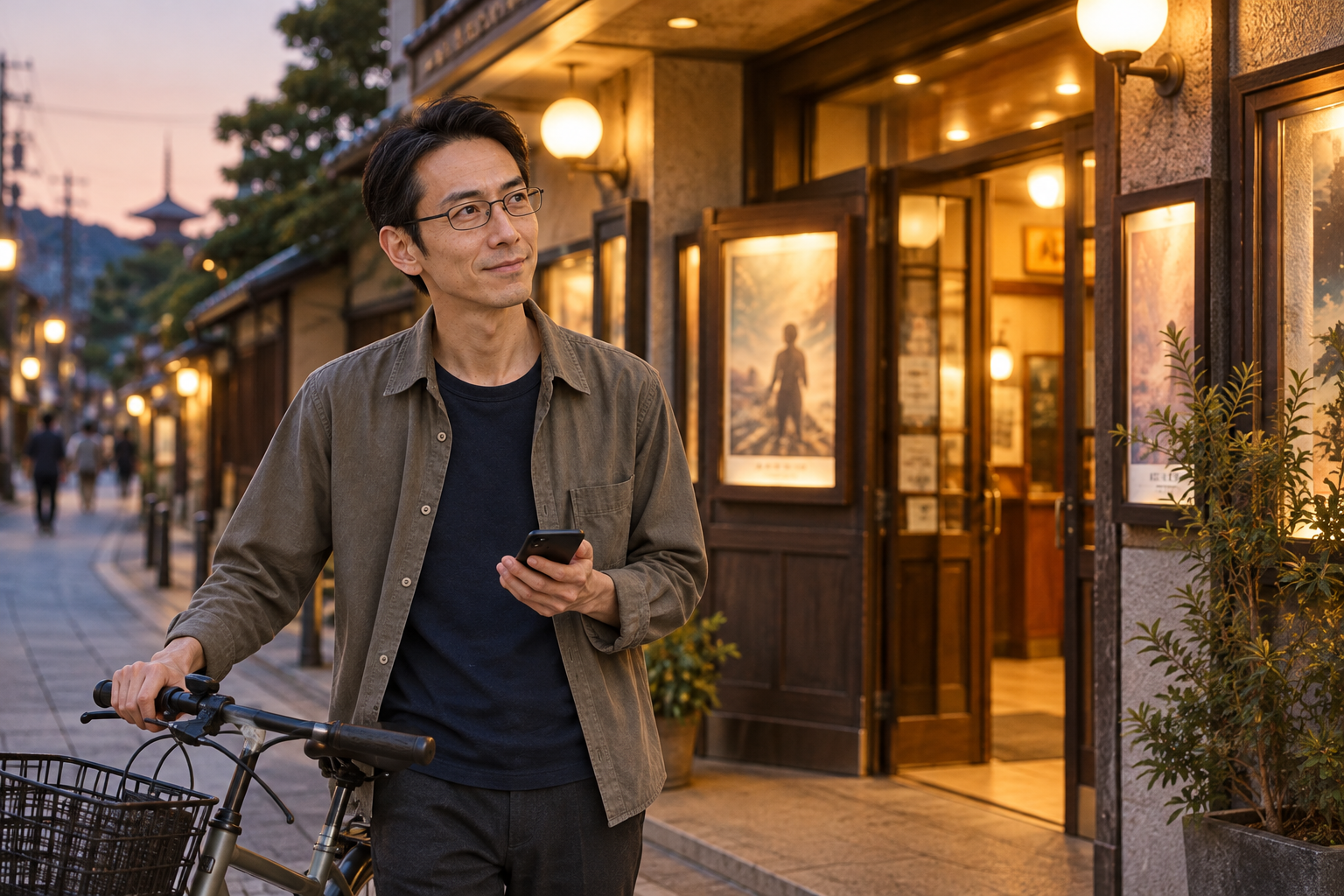 映画館へ向かい仕事から離れた井上拓也